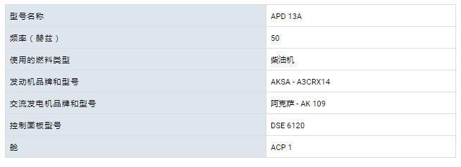 AKSA柴油发电机