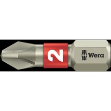 WERA 不锈钢十字螺丝批头3851/1 TS系列