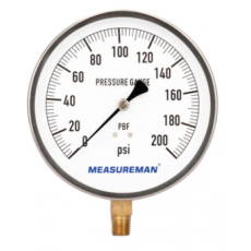 MEASUREMAN 304 不锈钢表壳承包商压力表系列